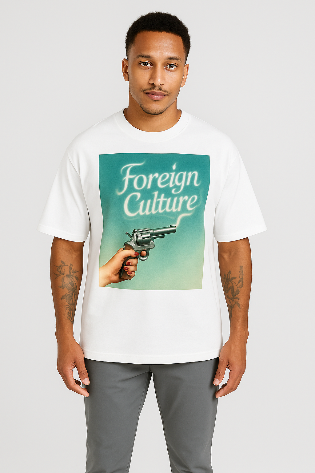 oversized gun